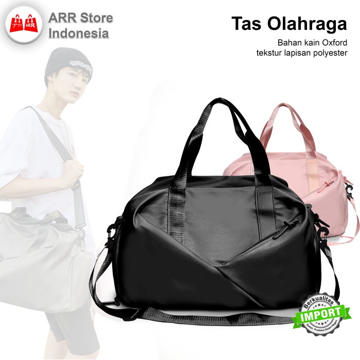 Tas Penyimpanan Travel Sport Bag Gym Fitnes Olahraga Pria Wanita impor