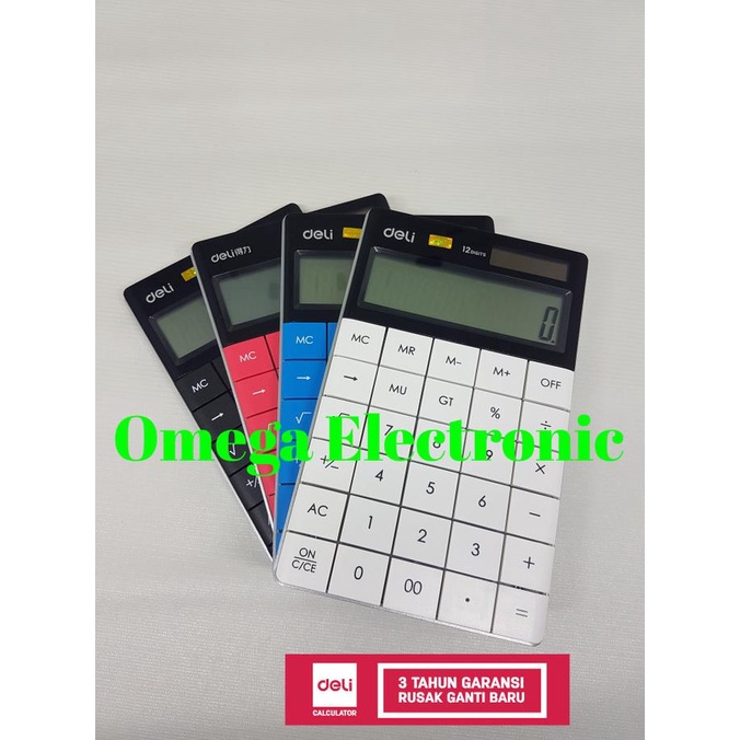 

Deli E1589 Calculator Desktop Kalkulator Stylish Office 1589 Kantor
