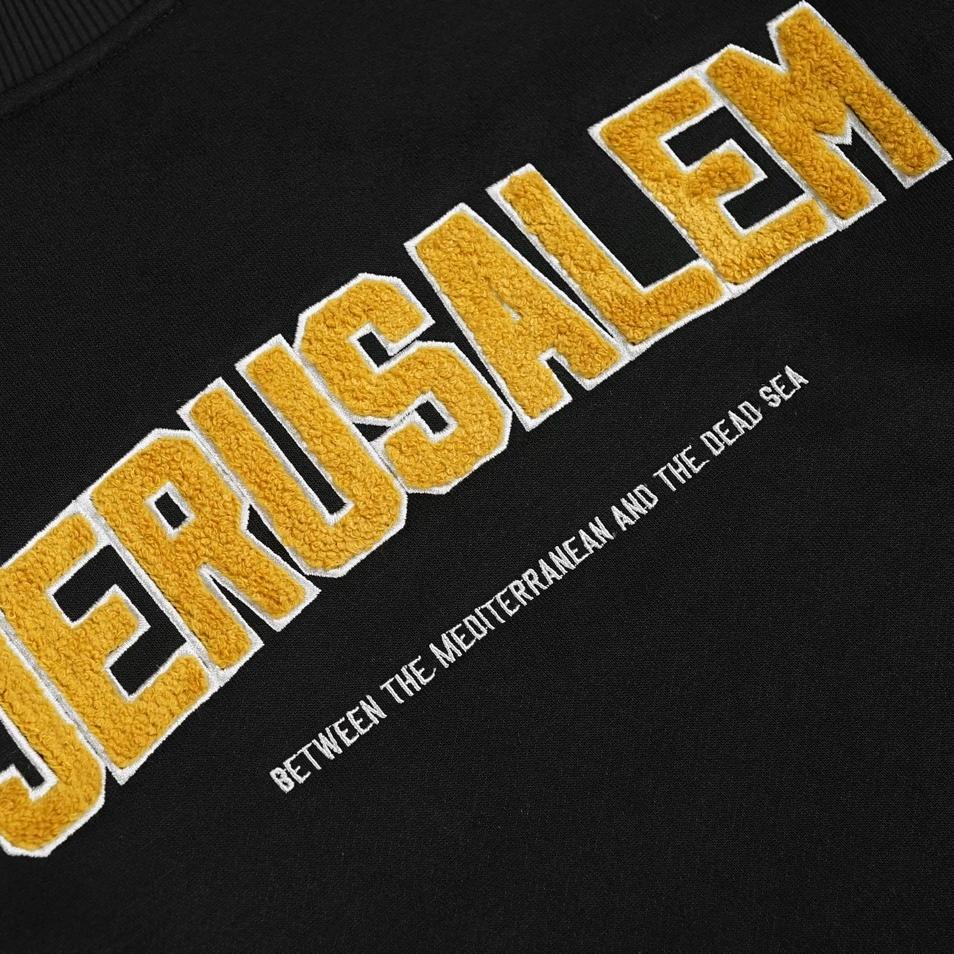 Terlaris Noforty Project Sweater Crewneck Jerusalem Black
