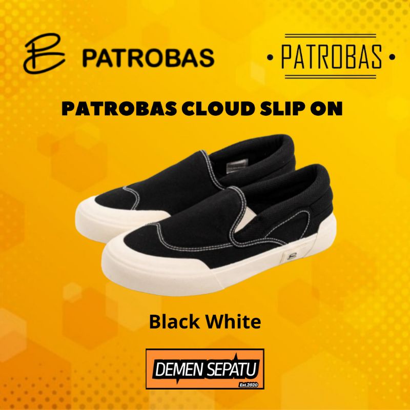 Patrobas Cloud Slip On Black White