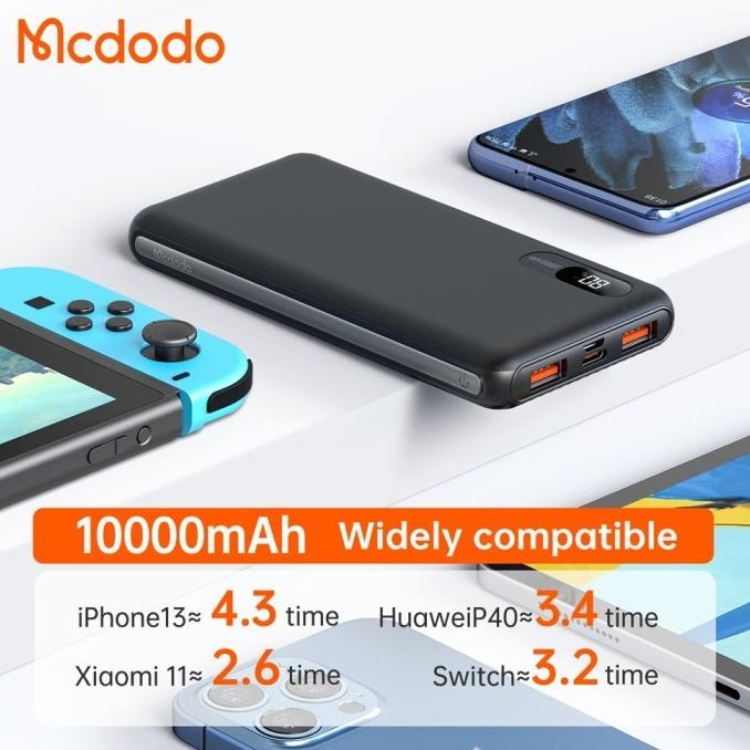 MCDODO PB POWERBANK 22.5W PD FAST CHARGING 10.000MAH MC-6041 GFHT64769FR