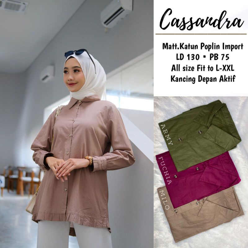 CASSANDRA BLOUSE ATASAN WANITA TERBARU