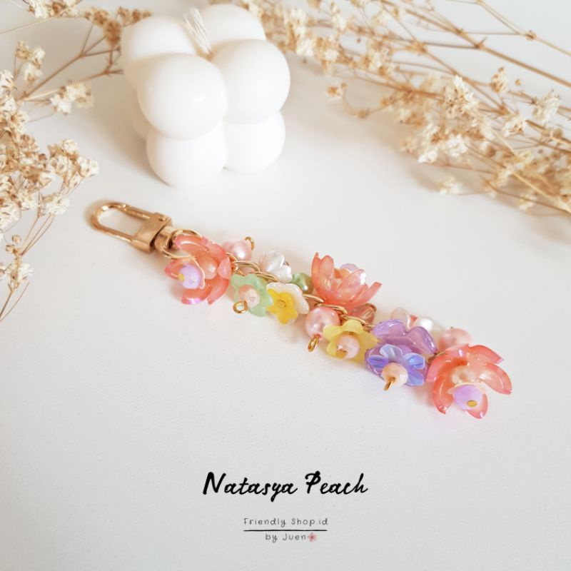 Gantungan Kunci NATASYA  / Gantungan Tas / Gantungan Aksesories / Keychain / Bag charm