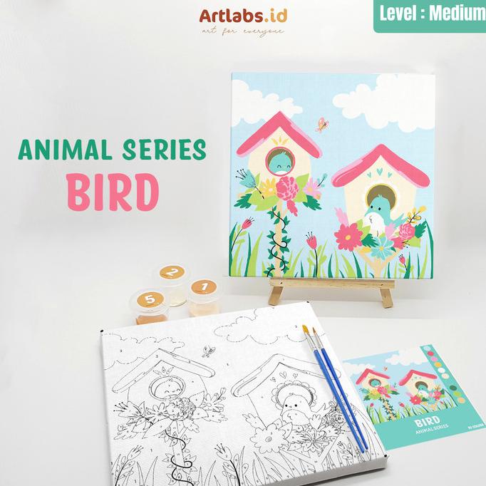 

BIRD - Paint By Number 10 Color [Animal Series]