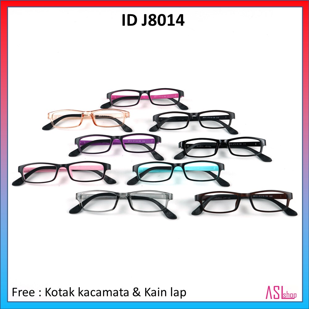 FRAME KACAMATA (J8014) ANAK-ANAK DAN REMAJA + LENSA BLUERAY / PHOTOCROMIC