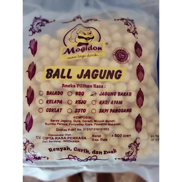 

MOGIDON BALL JAGUNG BAKAR