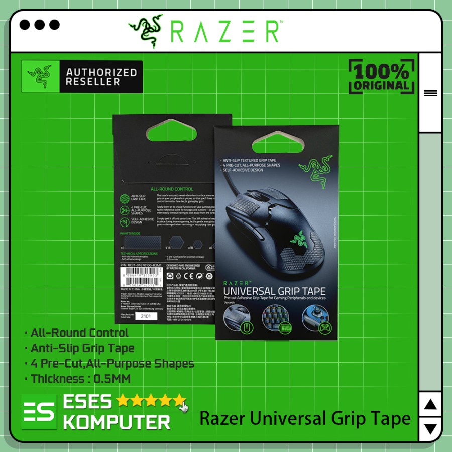 Grip Tape RAZER Universal | Anti-Slip Grip Tape