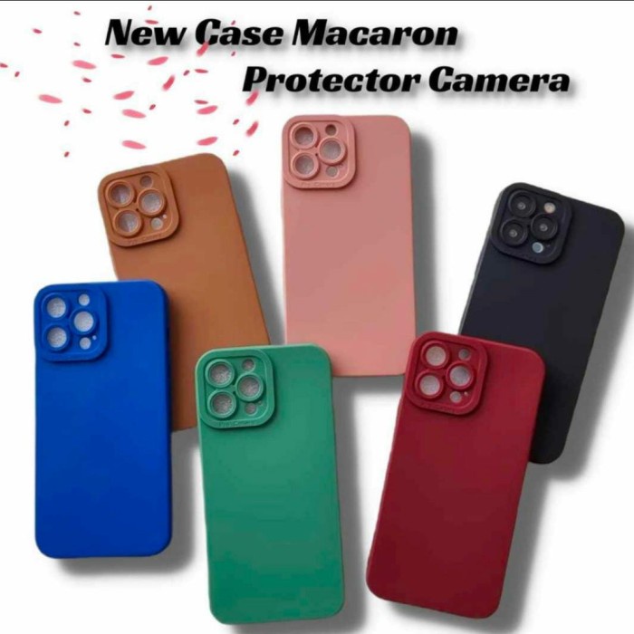 Case Vivo V23E 5G Soft Casing Cover Silicone Pelindung Camera - maroon, V23E 5G
