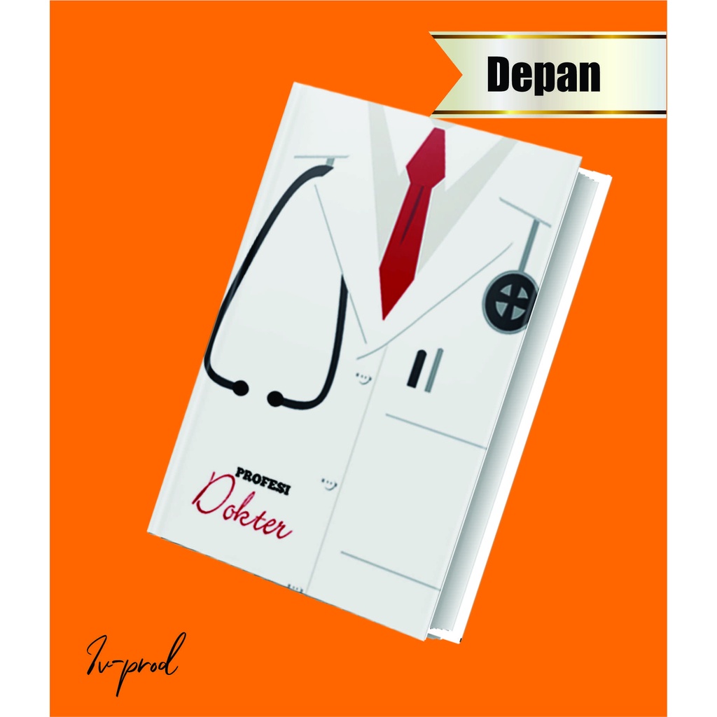 

Pocket book/Notebook Hardcover A5 / buku tulis PROFESI DOKTER catatan notes