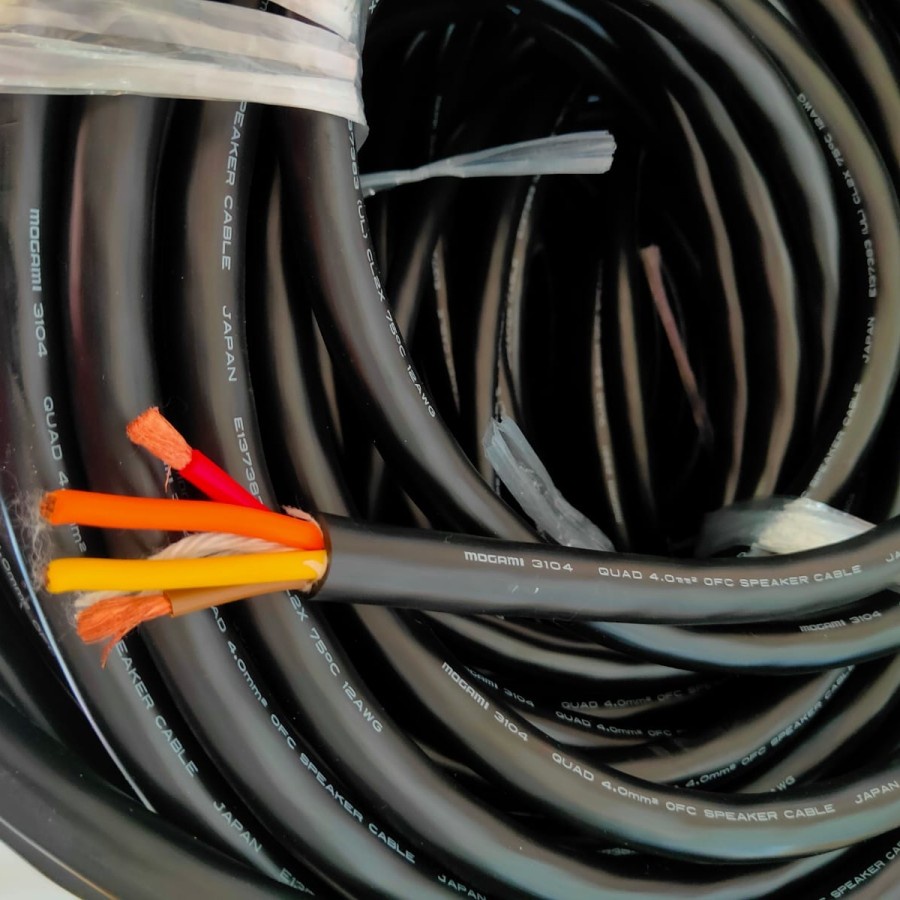KABEL MOGAMI 4x4mm MOGAMI 3104 4X4 mm ECER PER METER