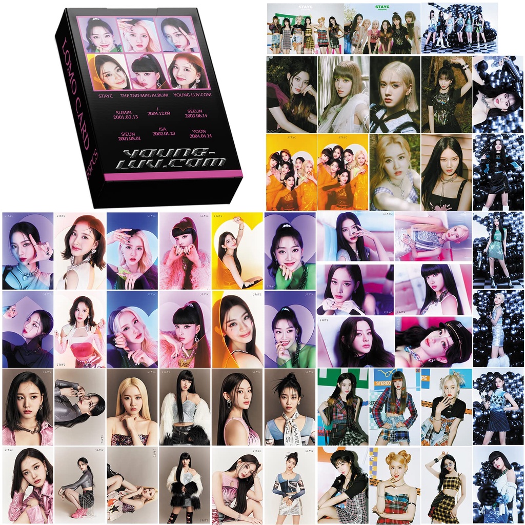 [COD] [Ecer] STAYC - Unofficial Photocard Lomo Card KPOP HD Import Kpop Korea Korean Koleksi