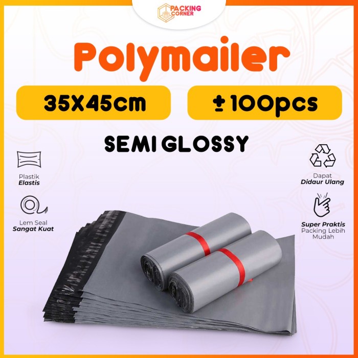 

Promo Bulan Ini Plastik Polymailer Bag 35X45 Kantong Amplop Packing Seal Isi 100 Pcs Promo