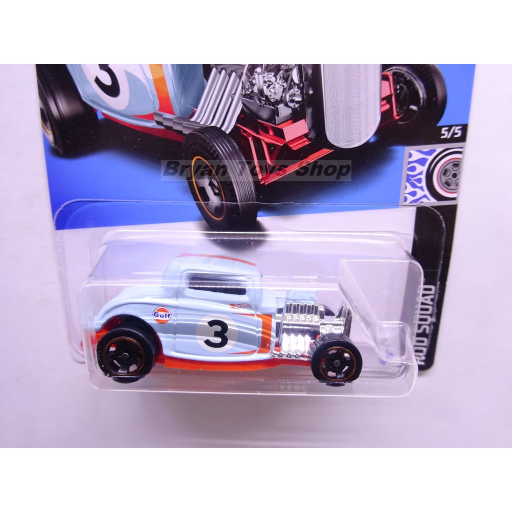 Hot Wheels 32 Ford Biru Muda No. 3 Gulf