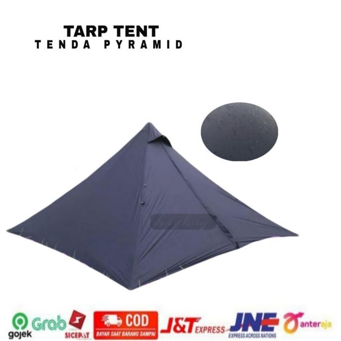 Baru Tenda Camping Pyramid Tarptent 2P Waterproof Bushcraft Ultralight