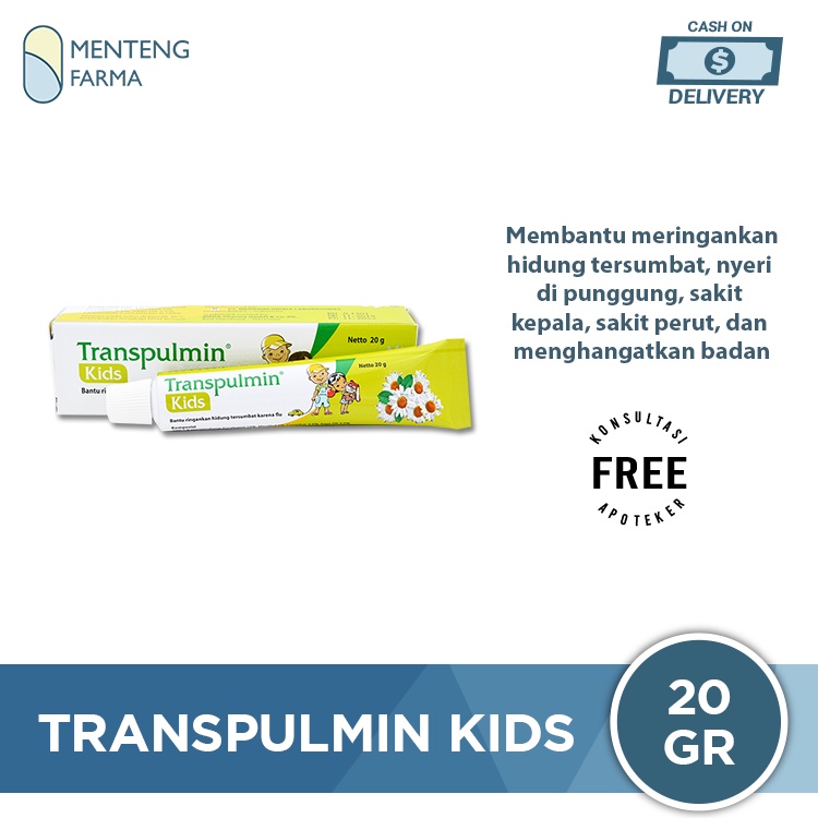 Transpulmin Kids Balsam 20 G - Pereda Hidung Tersumbat