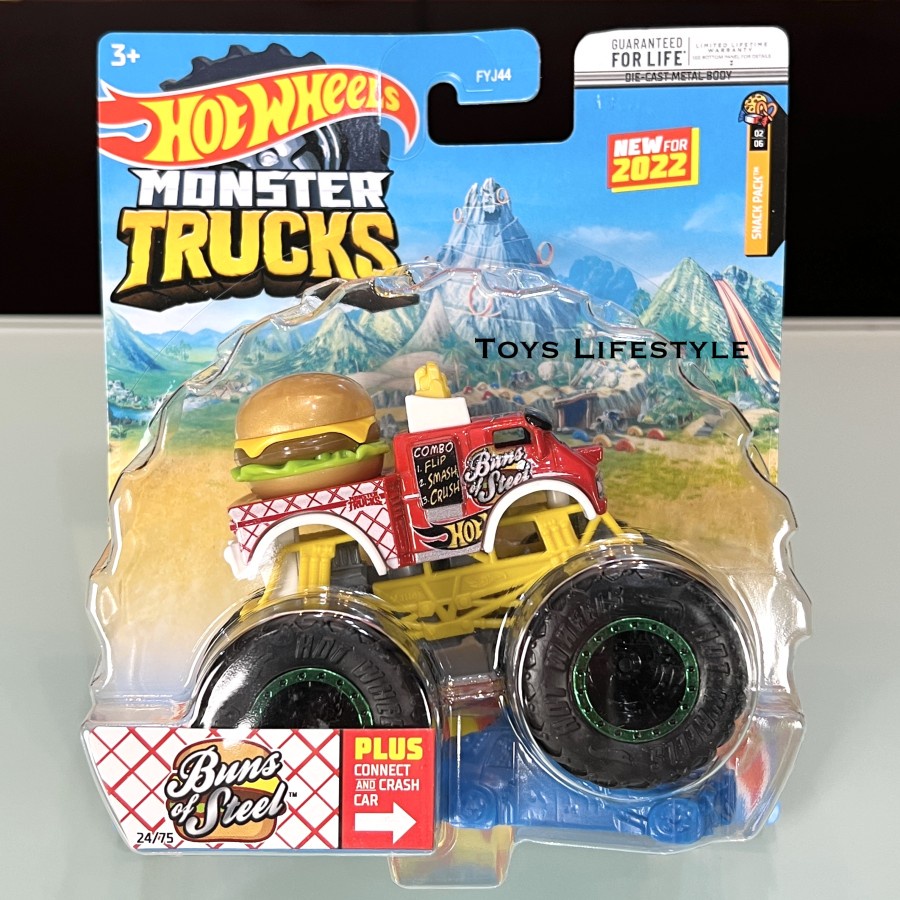 Mobil Hotwheels Hot Wheels Diecast Monster Trucks Original Mattel