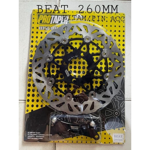 Disc Cakram Depan Variasi Besar Model/PSM/Protaper/260mm/Plus Breket Beat Fi Vario 125 150 Fi