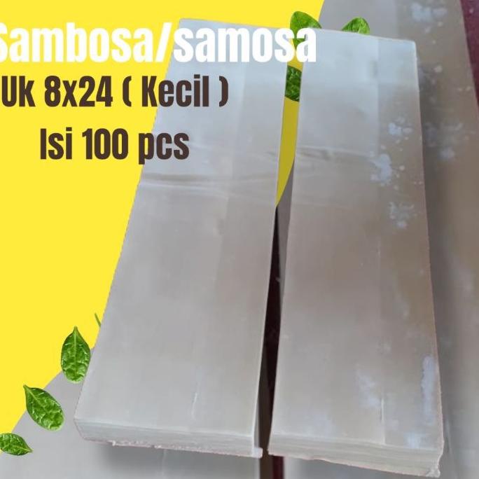 

Stok Banyak Kulit Sambosa/samosa uk Kecil (8×24) cm 2pack isi 100pcs 09X