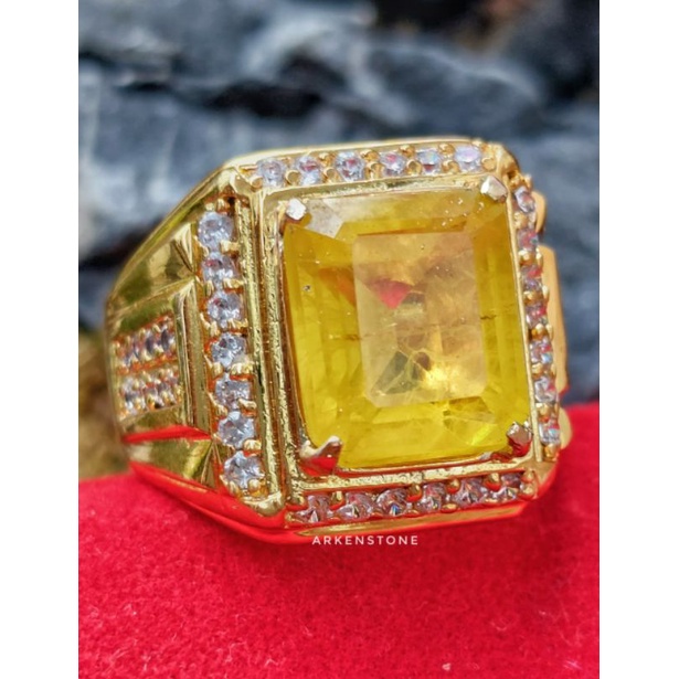 CINCIN BATU PERMATA YAQUT SAPPHIRE PREMIUM