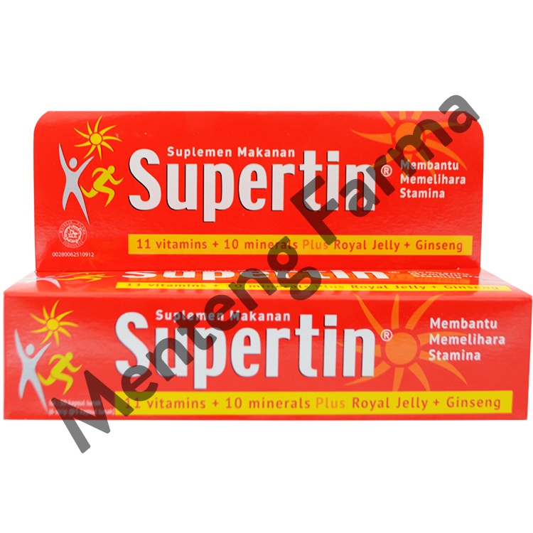 Supertin Multivitamin 30 Tablet - Meningkatkan Stamina dan Daya Tahan Tubuh