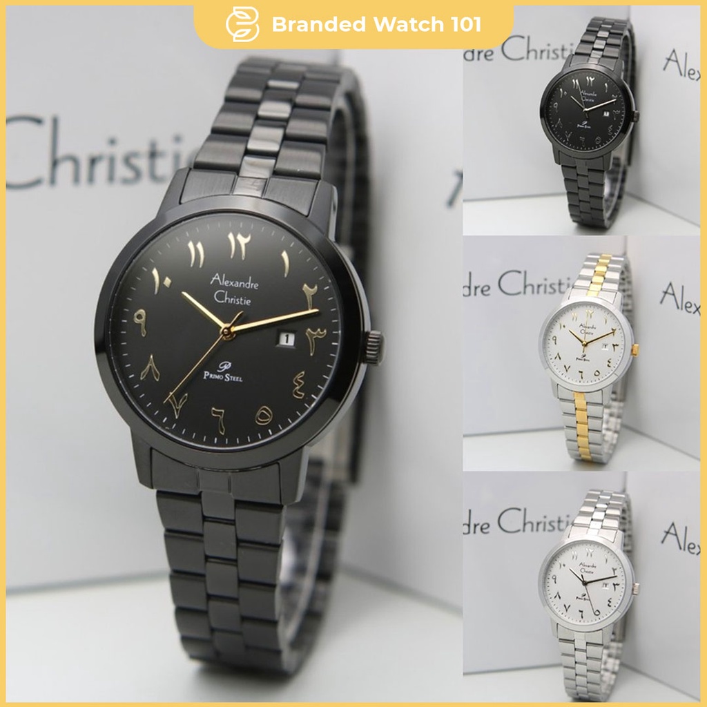 ORIGINAL Jam Tangan Wanita Alexandre Christie Stainles AC 1024 / AC1024 / 1024 Garansi Resmi 1 Tahun