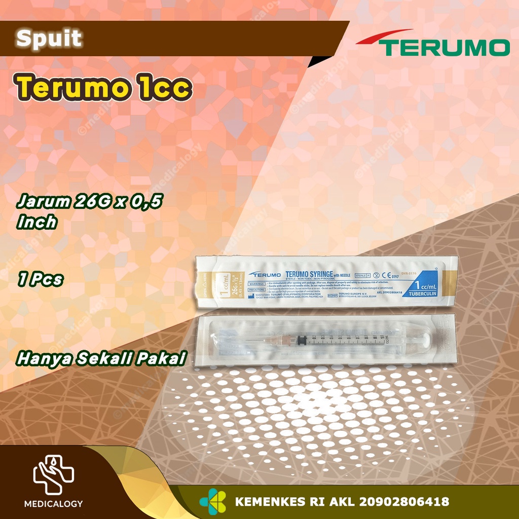 Spuit Terumo 1 cc Ecer Satuan