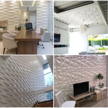 Wall Panel 3D PVC I Wallpanel Wallpaper Dinding 50 x 50 cm