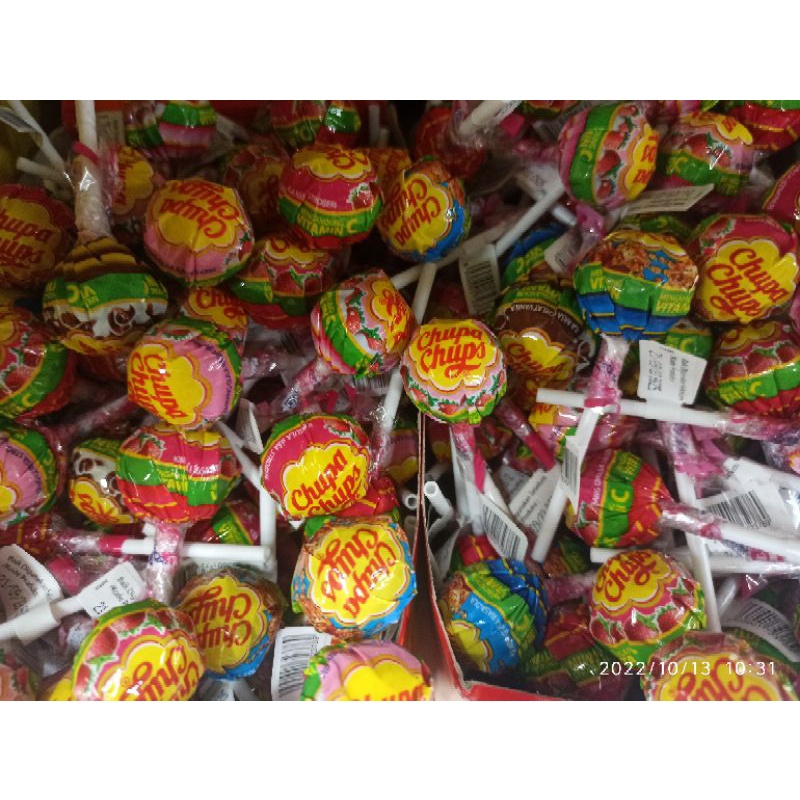 Chupa Chups lolypop classic isi 50 pcs × 10,5gr murah