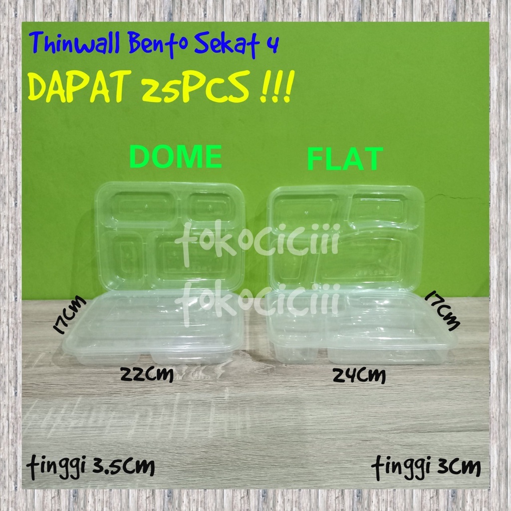 Thinwall bento victory sekat 4
