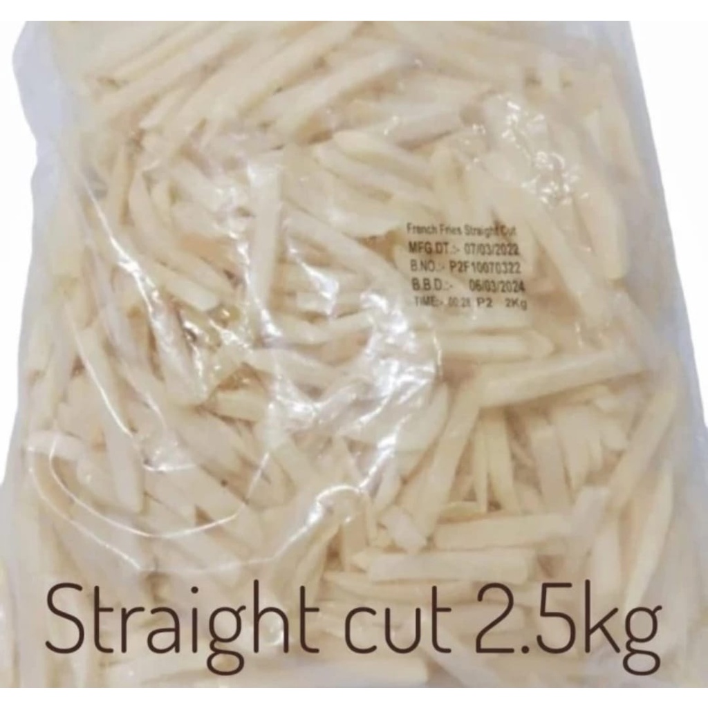 

Kentang Goreng Straight Cut French Fries 2.5 Kg