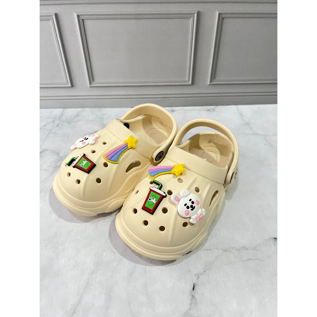 IR-315S Sandal Baim Kekinian Anak Perempuan Cewek Tempel Mainan Lucu Merek Irsoe Size 20-25
