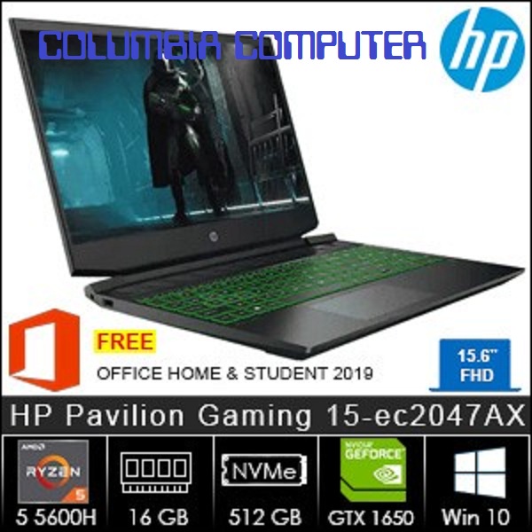 HP Pavilion Gaming 15-ec2047AX AMD Ryzen 5