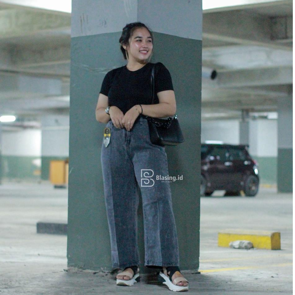Harga Spesial Celana wanita Kulot jeans Jumbo Celana kulot wanita Jumbo Kulot jeans Celana jeans wan