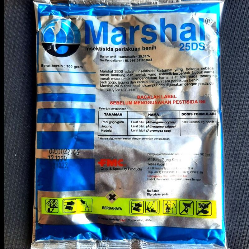 MARSAL 100GRAM INSEKTISIDA MARSAL PESTISIDA SEBELUM BENIH TANAM, JUGA SANGAT MANJUR  UNTUK PEMBASMI 