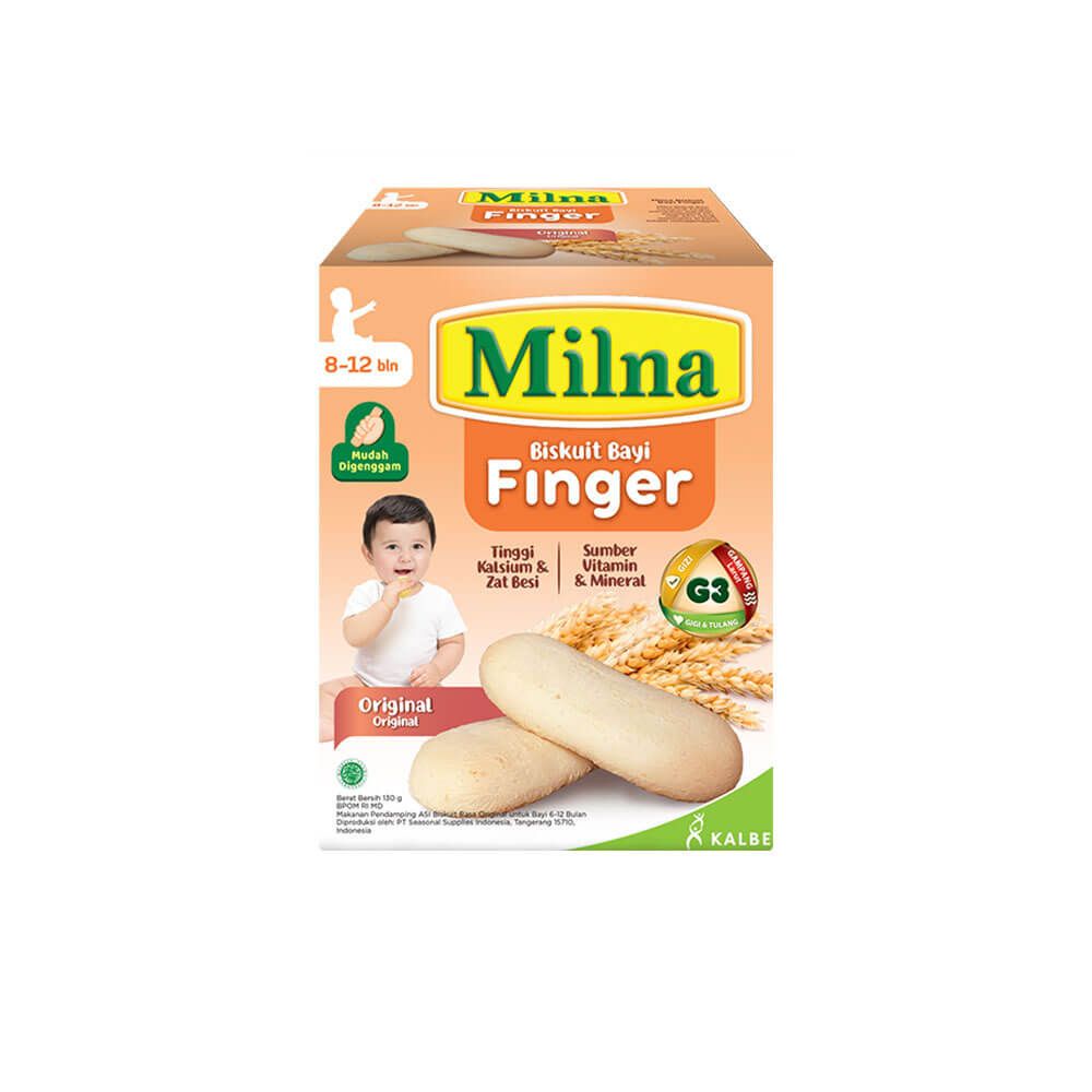 Milna Biskuit Bayi Finger 52gr - Biskuit Pendamping ASI