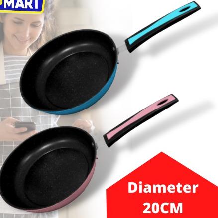 ⇙ Teflon Wajan Teflon 20 CM/ Frypan MINI Anti Lengket -Fry Pan 20cm Wajan teflon Penggorengan Steak/