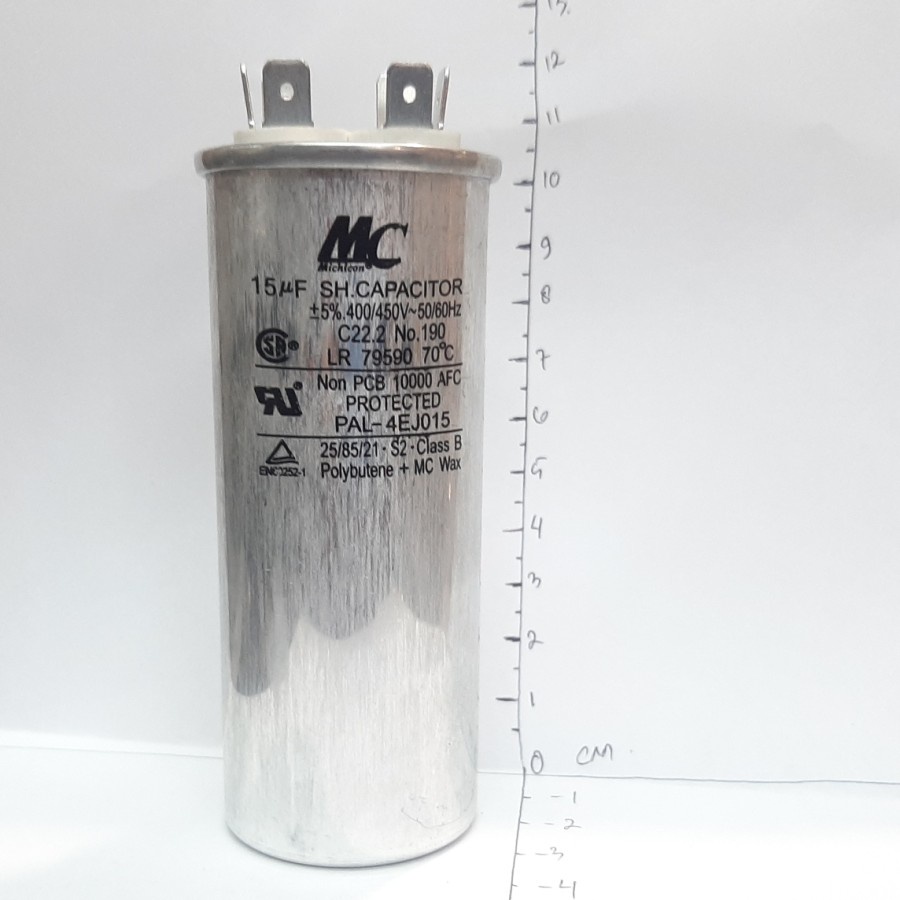 KAPASITOR AC / CAPACITOR AC 15 MIKRO / 15 uF (MERK MC)