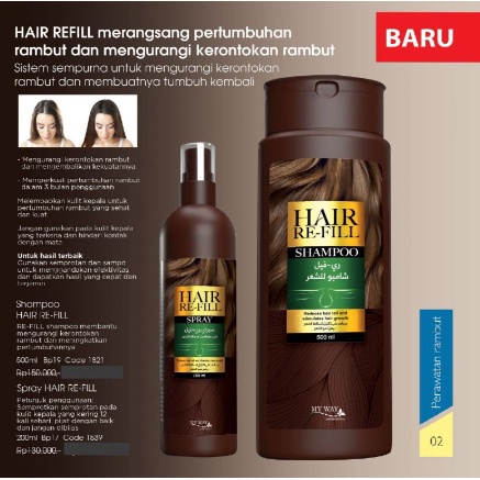 [NEW]terlaris my way shampo re-fill/ shampo refill my way/ anti hair fall shampoo penumbuh rambut da
