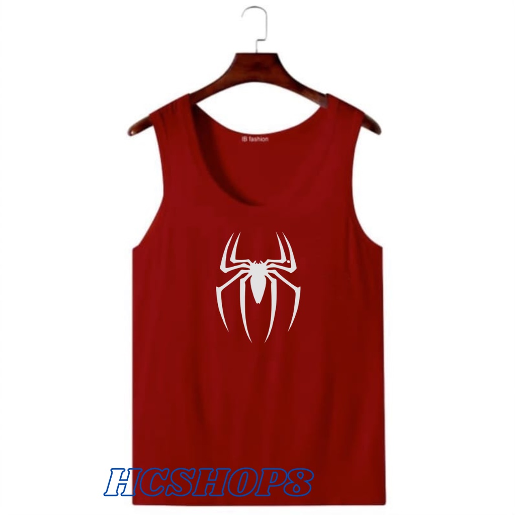 Singlet Anak Ideal Spiderman Usia 2-16th Unisex Cowok Cewek Kaos Oblong Anak Pakaian Anak Laki Laki Perempuan