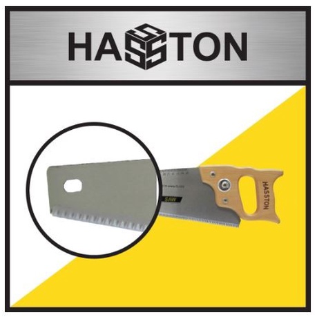 HASSTON gergaji kayu 18 inch gagang gorok tangan prohex
