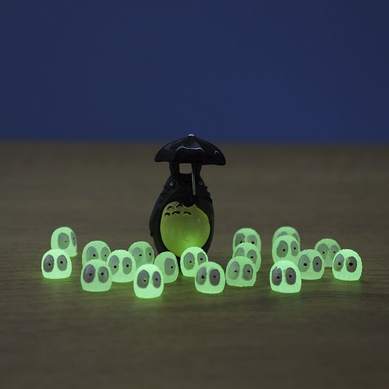 5pcs Ornamen Pot Tanaman Alien Elf Mini Luminous Glowing Bahan Resin Untuk Dekorasi Kamar Tidur