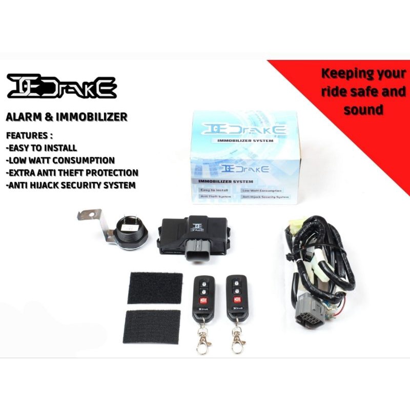 Jual Drake immobilizer Alarm motor universal Semua jenis motor Original