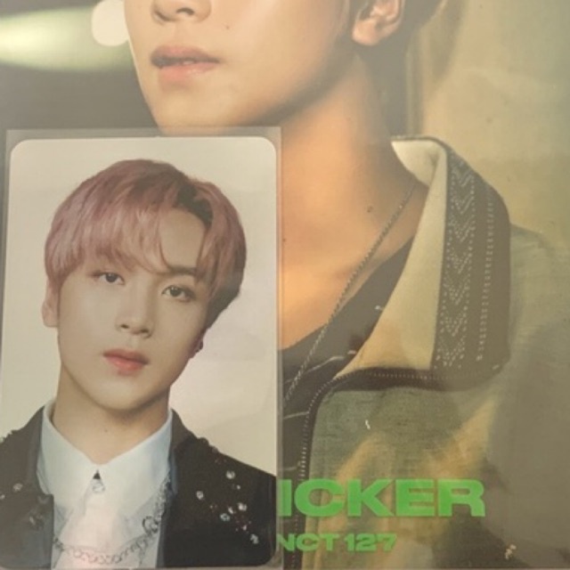 [SET] photocard hologram sticker haechan merch official nct127