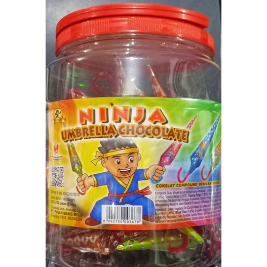 

PUSAN NINJA CHOCO CRISPY ISI 50 X 4,5 GR