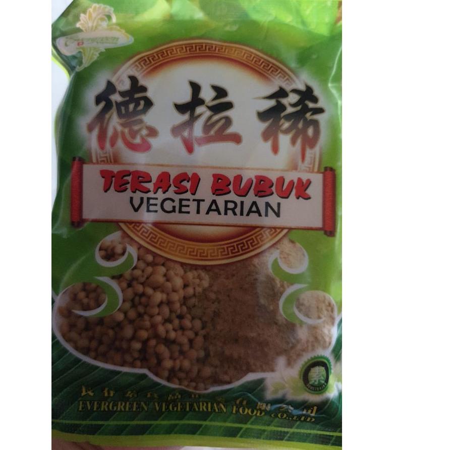 

Terbaru dan terlaris Terasi Vegetarian Belacan Bubuk Evergreen 100g / Terasi Vegan Belacan !!