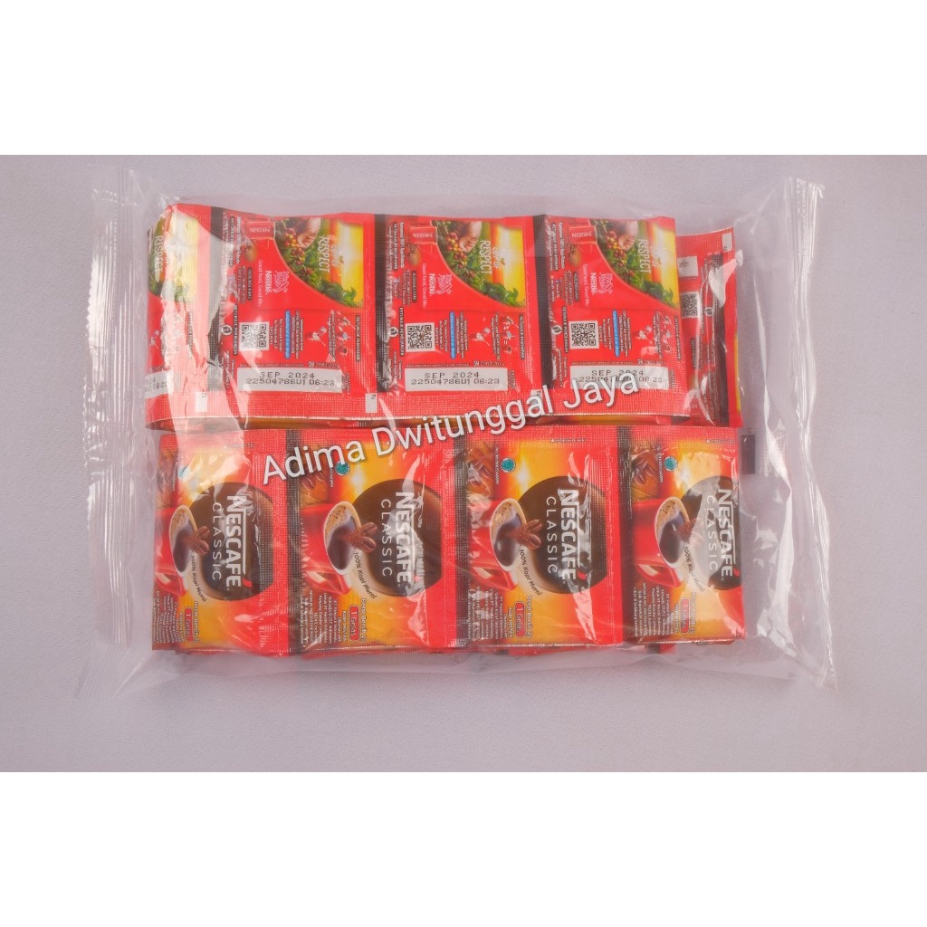 Nescafe Classic 60's x 2gr (1 Pack isi 60 sachets)