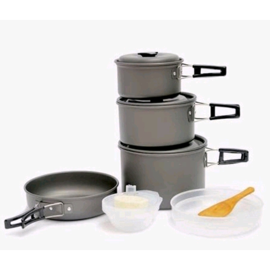 Cooking Set - Cooking Set dan kompor Camping Outdoor - Nesting Kemping Outdoor DS 500