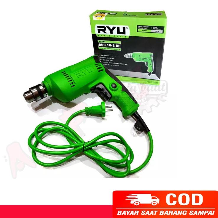 Meroket--[HOT PROMO] Mesin bor tangan listrik 10 mm mesin bor 10mm - Bor Variable Speed - MESIN BOR 