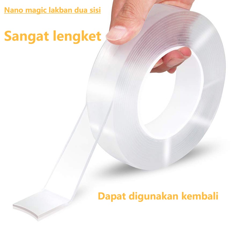 

Pita Sisi Ganda / Gel Isolasi Bening 2 Sisi Pita Ajaib Kuat Dicuci Tanpa Bekas Multifungsi household standing