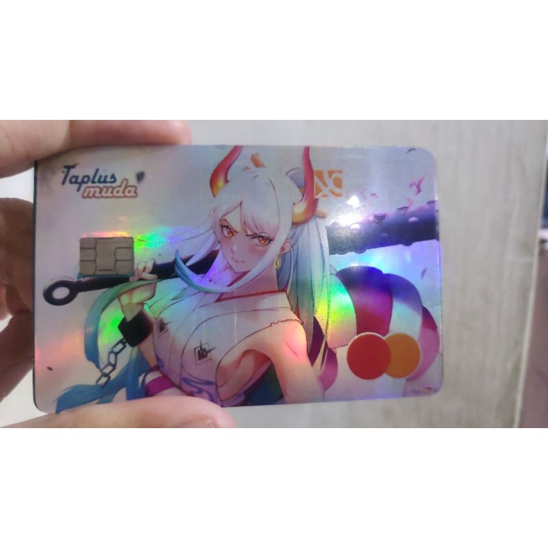 sticker atm hologram desain suka-suka